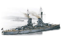 WWI German battleship Knig model kit - Image 1