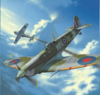 Supermarine Spitfire Vb - English Fighter (Model With Laser Cut Frames)