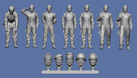 Armed forces summer uniform Wake up 7 figures With interchangeable heads - Image 1