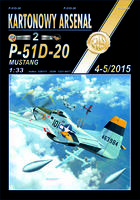 P-51D-20 Mustang - American Fighter (Matte Paper) (2 Complete Models) - Image 1
