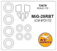 МiG-25RBT / RB / RBF (ICM) + wheels masks - Image 1