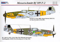 Messerschmitt Bf-109 F-2 Decals
