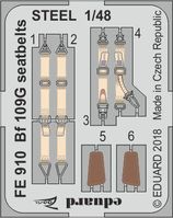 Bf 109G seatbelts STEEL   EDUARD - Image 1