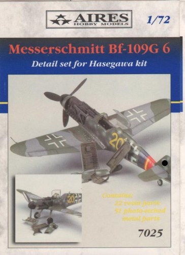 Messerschmitt Bf 109G-6 detail set Hasegawa - Image 1