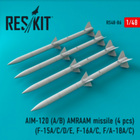 AIM-120 (A/B) AMRAAM missile (4 pcs) (F-15A/C/D/E, F-16A/C, F/A-18A/C) - Image 1