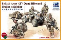 British Army ATV Quad Bike & Trailer
