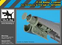 F-18 Radar + canon for Academy