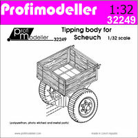 Tipping body for Scheuch-Schlepper Tractor (designed to be used with Profimodeller kits)