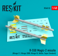 R-550 Magic-2 missile (4 pcs) (Mirage f.1, Mirage 2000, Mirage III, Rafale, Super Etendard) - Image 1