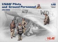 USAAF Pilots and Ground Crew WW2 - Image 1
