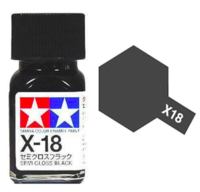 Enamel X-18 Semi Gloss Black - Image 1