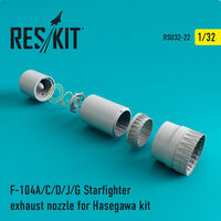 F-104 Starfighter (A/C/D/J/G) exhaust nozzle for Hasegawa Kit - Image 1