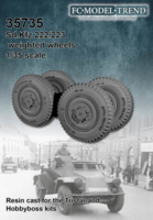 Sd.Kfz. 221/222/223 weighted wheels - Image 1