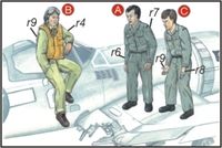 US Navy Mechanics+Pilot WW II