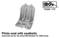 Pilots seat with seatbelts (for the whole IBG Models Fw 190D family)