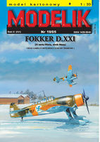 Finnish fighter FOKKER D.XXI (IV finnish series, Wasp engine ) - Image 1