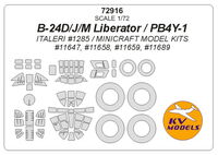 B-24D/J/M Liberator / PB4Y-1 (ITALERI/ Minicraft Model Kits) + wheels masks - Image 1