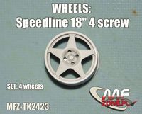 Speedline wheels 5 spoke 4 screw